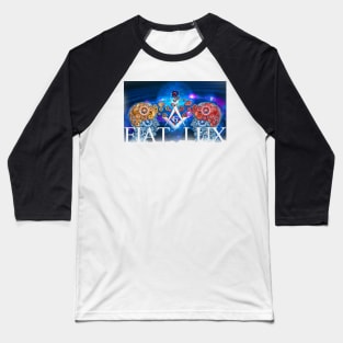 Fiat Lux in the exchange of ideas Light is created. Baseball T-Shirt